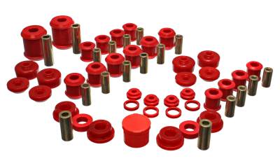 Energy Suspension - Energy Suspension 5.18107R Hyper-Flex Master Bushing Kit Red