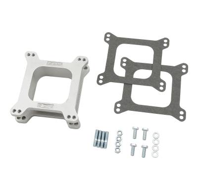 Mr Gasket - Mr Gasket 6007 Aluminum Carburetor Spacer Kit 2" Open Center Race Only