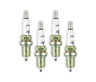 ACCEL - ACCEL 0736-4 Resistor Spark Plug 14mm Thread .750 in Reach for Honda 4PC