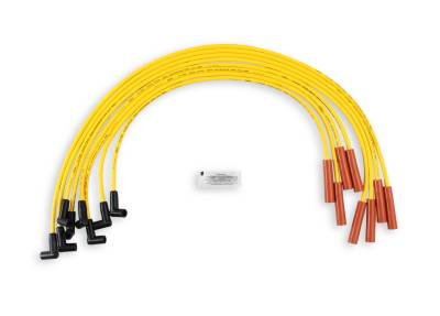 ACCEL - ACCEL 4071 Custom Super Stock Spark Plug Wire Set 8mm Yellow for GM/Ford