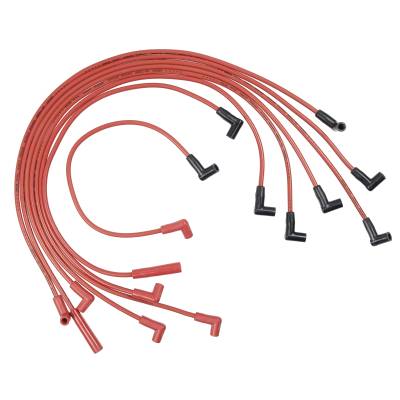 ACCEL - ACCEL 5049R Custom Super Stock Spark Plug Wire Set 8mm Red for 78-86 GM V8