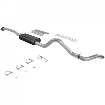 Flowmaster - Flowmaster 17147 Force II Kit Cat-Back Exhaust System Aluminized