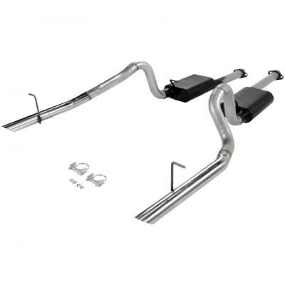 Flowmaster - Flowmaster 17212 American Thunder Cat-Back Exhaust System Aluminized