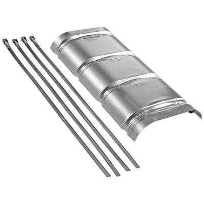 Flowmaster - Flowmaster 51022 Heat Shield Kit for 70 Series Big Block II Muffler Aluminum