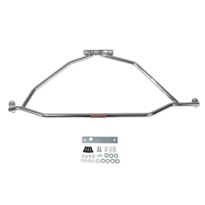 BBK Performance Parts - BBK Performance 25040 Tubular Front Strut Tower Brace Chrome 86-93 Mustang
