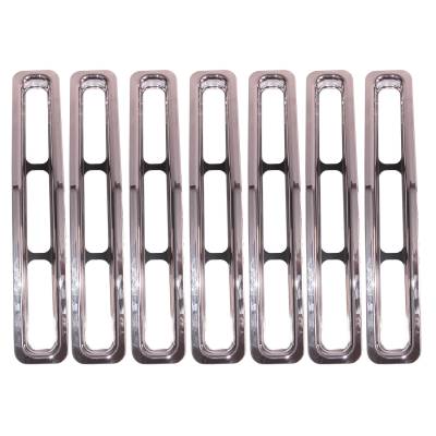 Rugged Ridge - Rugged Ridge 11306.01 Grille Inserts Chrome