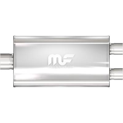 MagnaFlow Exhaust Products - MagnaFlow 12587 Straight-Through Muffler 3.5/2.5" Center/Dual 5x22x11 Body