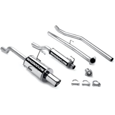 MagnaFlow Exhaust Products - MagnaFlow 15712 Street Series Stainless Cat-Back System for 2001-05 Honda Civic