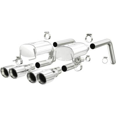 MagnaFlow Exhaust Products - MagnaFlow 15886 Street Series Axle-Back System for 05-08 Chevrolet Corvette