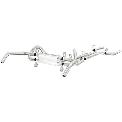 MagnaFlow Exhaust Products - MagnaFlow 15895 Street Series Stainless Xmember-Back System Straight-Through