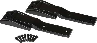 Kentrol - Kentrol 50478 Black Rear Tailgate Hinge Pair for 97-06 Jeep Wrangler TJ