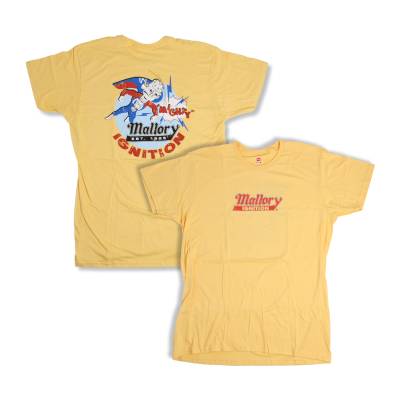 Mallory - Mallory 10357-SMMAL T-Shirt T-Shirt Youth Small Yellow