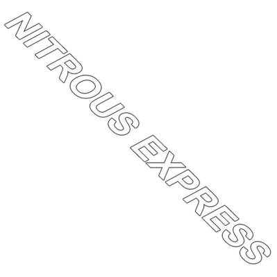 Nitrous Express - Nitrous Express 15984 NX WINDSHIELD DECAL 40" x 3"