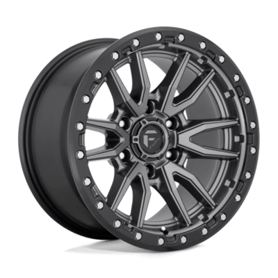 Fuel 1PC - Fuel Off RoadWheel D680 REBEL 20x9 6x135 1mm Matte Gunmetal & Black D68020908950