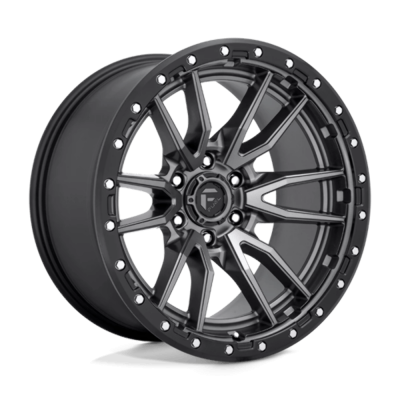 Fuel 1PC - Fuel Off RoadWheel D680 REBEL 20x10 6x135 -18mm Matte Gunmetal & Black D68020008