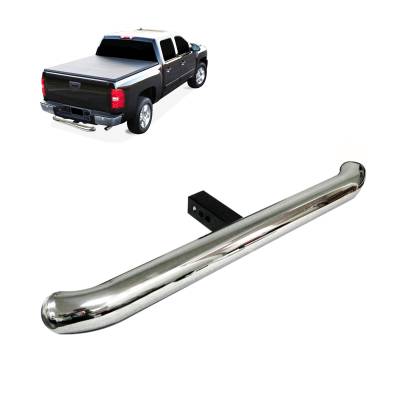 Black Horse Off Road - Black Horse RBP2000SS Rear Bumper Protector-Stainless Steel Universal