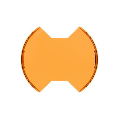 KC Hilites - KC HiLiTES 5208 SlimLite 8" LED Light Shield Amber