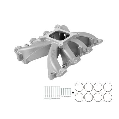 Holley - Holley Performance 300-132 LS Single Plane Mid-Rise Intake