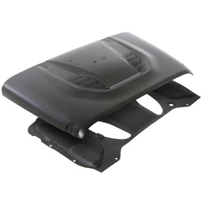 Smittybilt - Smittybilt 76400 SRC Stingray Replacement Hood-Unpainted for 07-18 Wrangler JK