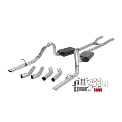 Flowmaster - Flowmaster 817273 American Thunder Header-Back Exhaust System Stainless