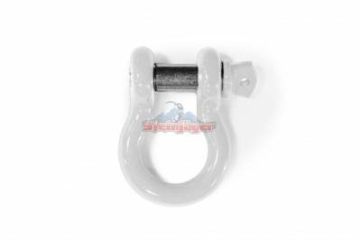 Steinjager - Steinjager J0045661 3/4" D-Ring Shackle 4.75 Ton Cloud White Each for Jeep JK