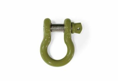 Steinjager - Steinjager J0048032 3/4" D-Ring Shackle 4.75 Ton Locas Green Each for Jeep JL