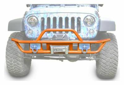 Steinjager - Steinjager Front Off Road Tube Bumper-Fluorescent Orange for Jeep JK J0048120