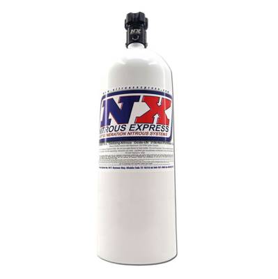 Nitrous Express - Nitrous Express 11150 15lb Nitrous Bottle w/Lightning 45 Bottle Valve