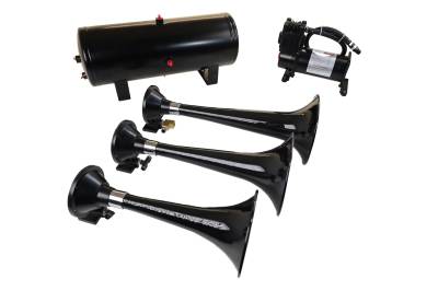 Kleinn Automotive Accessories - Kleinn Automotive HK7 Pro Blaster Triple Air Horn Kit