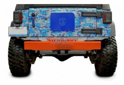 Steinjager - Steinjager Rear Off Road Bumper-Fluorescent Orange for Wrangler JK J0047861