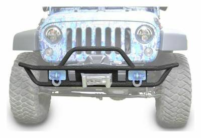 Steinjager - Steinjager Front Off Road Tube Bumper-Texturized Black for Jeep JK J0048129