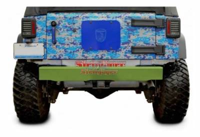 Steinjager - Steinjager Rear Off Road Bumper-Gecko Green for Wrangler JK J0047875