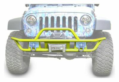 Steinjager - Steinjager Front Off Road Tube Bumper-Neon Yellow for Jeep JK J0048133