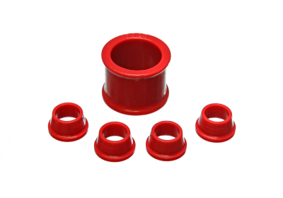 Energy Suspension - Energy Suspension 16.10101R Rack & Pinion Bushing Set Polyurethane Red