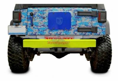 Steinjager - Steinjager Rear Off Road Bumper-Neon Yellow for Wrangler JK J0047874