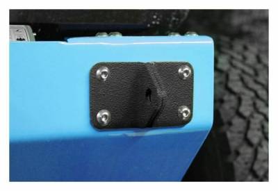 Steinjager - Steinjager Front/Rear Bumper D-Ring Mounts-Text Black for Wrangler JK J0045337