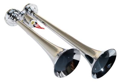 Kleinn Automotive Accessories - Kleinn Automotive 102 Chrome Compact Dual Horn