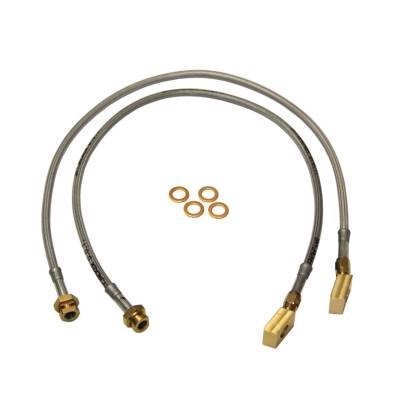 Skyjacker - Skyjacker FBL90 SS 4-6" Lift Front Brake Line Pair for 80-89 Ford F250/F350