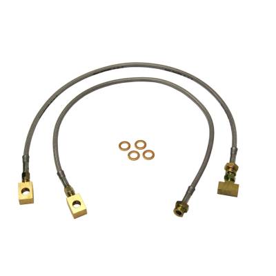 Skyjacker - Skyjacker FBL91 SS 4-6" Lift Front Brake Line Pair for 90-98 Ford F250/F350