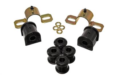 Energy Suspension - Energy Suspension 2.5111G Sway Bar Bushing Set Rear Polyurethane Black