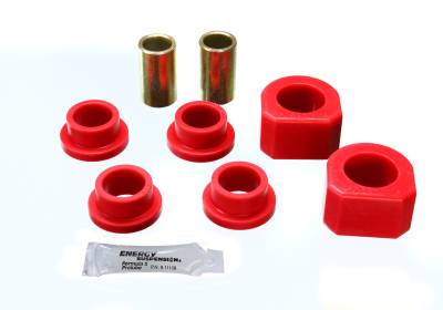 Energy Suspension - Energy Suspension 3.5118R Sway Bar Bushing Set Front Polyurethane Red