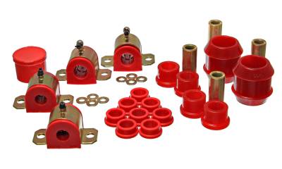 Energy Suspension - Energy Suspension 8.18106R Hyper-Flex Master Bushing Kit Red