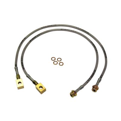 Skyjacker - Skyjacker FBL19 SS 6-8" Lift Front Brake Line Pair for 79-87 Chevy Pickup 4WD