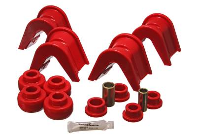 Energy Suspension - Energy Suspension 4.7105R Bushing Kit Polyurethane Red