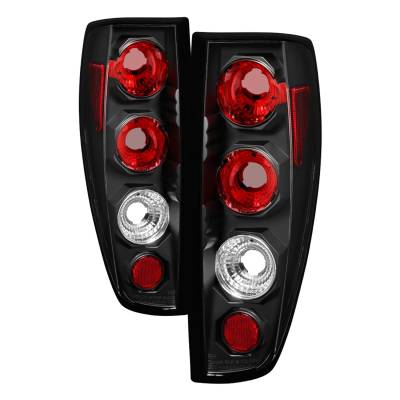 Spyder Auto - Spyder Auto 5001412 Black/Clear Euro Style Taillights