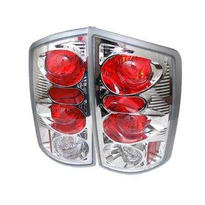Spyder Auto - Spyder 5002532 Chrome/Clear Taillights for 02-06 Dodge Ram Trucks