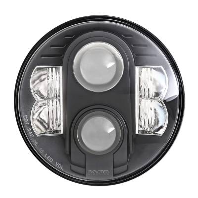 Pro Comp Suspension - Pro Comp Suspension 76402P LED Headlight for 07-18 Jeep Wrangler JK