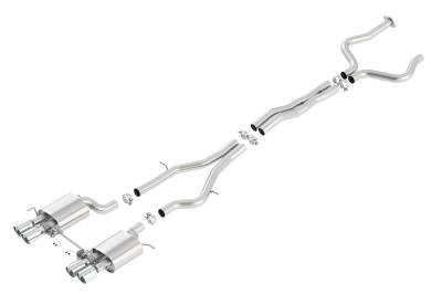Borla - Borla 140692 Cat-Back Exhaust System for 16-18 ATS