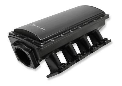 Holley EFI - Holley Sniper EFI 832142 Fabricated Race Intake Manifold for GM LS1/LS2/LS6 Blk