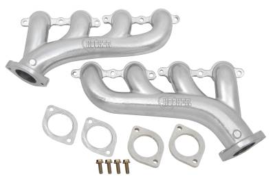 Hooker BlackHeart - Hooker BlackHeart 8502-1HKR LS Swap Exhaust Manifolds Silver Ceramic Finish